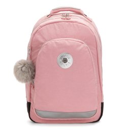 KIPLING Rucsac 'Back to School Class Room' gri / roz deschis / negru / argintiu