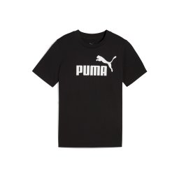 PUMA Tricou 'ESS No. 1' negru / alb