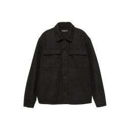 Pull&Bear Geacă de primăvară-toamnă negru