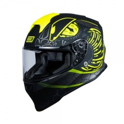 Casca moto Origine Dinamo Fighter, culoare fluo galben negru mat, marime XL