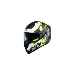 Casca moto integrala cu ochelari, Origine Strada Competition, culoare galben fluo negru mat, marime L