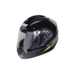 Casca moto integrala adulti, Safebet HF-111K, culoare negru, marime S