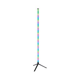 Grundig - Lampă de podea LED RGBW dimabilă LED/10W/5V neagră + telecomandă