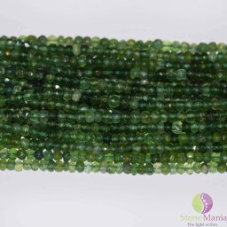 Sirag nefrit (jad) discuri fatetate 4mm, 33cm