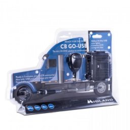 Kit Midland CB GO-USB Statie radio CB M-MINI USB + Antena Midland LC29