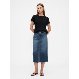Fustă midi din denim GAP