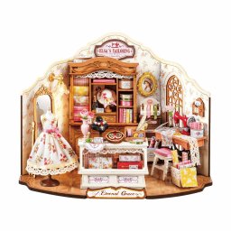 Puzzle 3D, Casuta DIY, Atelierul de croitorie al Elsei, 266 piese