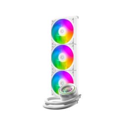 ID-Cooling CPU Water Cooler - FX360 INF WHITE (27.2ddB; max. 98.54 m3/h; 3x12cm, A-RGB, alb)