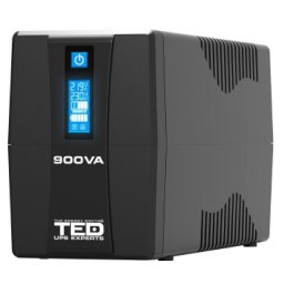Line Interactive cu 2 iesiri Schuko si Display LCD, 900VA / 500W