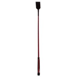 Devil Sticks Leather Stick with Neon Strip & Nubuck Leather Top 72cm Red