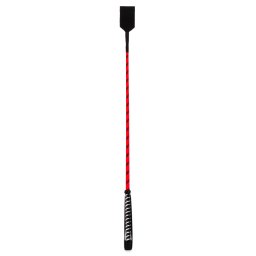 Devil Sticks Nylon Stick with Neon Strip & Goat Kid Leather Handle Nubuck Leather Top 71cm Red