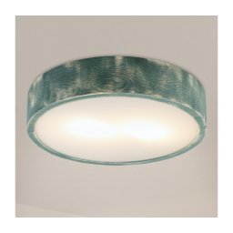 Brilagi - Plafonieră PINO, 2x E27/15W/230V, lemn de pin/verde, Ø 37,5 cm