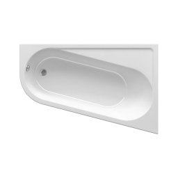 Ravak CA41000000 - Cadă de colț CHROME 170x105 cm acrilică/albă