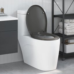 Toaleta cu eliberare rapida Antracit 44.8 x 37.3 x 4.2 cm GartenMobel Dekor