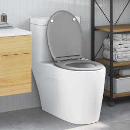 Toaleta cu Eliberare Rapida potrivita pentru Sediu Gri GartenMobel Dekor