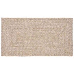 Covor Natural si alb 60 x 110 cm Iuta GartenMobel Dekor