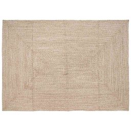 Covor Natural si alb 240 x 340 cm Iuta GartenMobel Dekor