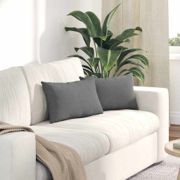 Perne pentru canapea 2 pcs Gri închis 50 x 30 cm tesatura GartenMobel Dekor