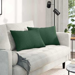 Perne pentru canapea 2 pcs Verde închis 60 x 40 cm GartenMobel Dekor
