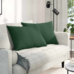 Perne pentru canapea 2 pcs Verde închis 70 x 50 cm GartenMobel Dekor