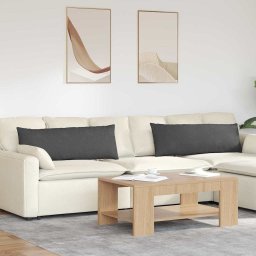 Perne pentru canapea 2 pcs Gri închis 120 x 40 cm GartenMobel Dekor