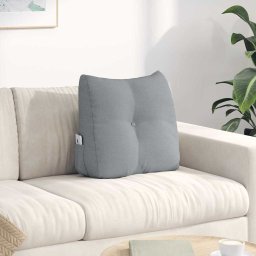 Perna pentru spate Gri deschis 45 x 24 x 50 cm tesatura GartenMobel Dekor