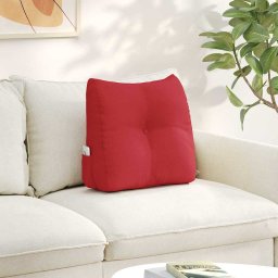 Perna pentru spate Rosu 45 x 24 x 50 cm tesatura GartenMobel Dekor