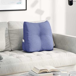 Perna pentru spate Albastru Jeans 45 x 24 x 50 cm tesatura GartenMobel Dekor