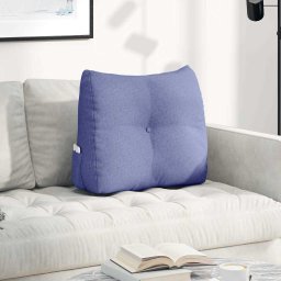Perna pentru spate Albastru Jeans 60 x 24 x 50 cm tesatura GartenMobel Dekor