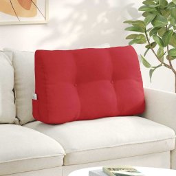Perna pentru spate Rosu 80 x 24 x 50 cm tesatura GartenMobel Dekor