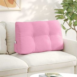 Perna pentru spate Roz 80 x 24 x 50 cm tesatura GartenMobel Dekor