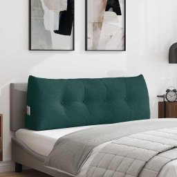 Perna pentru spate Verde închis 120 x 24 x 50 cm tesatura GartenMobel Dekor
