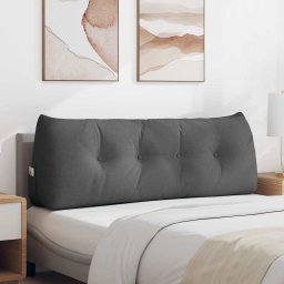 Perna pentru spate Gri închis 140 x 24 x 50 cm tesatura GartenMobel Dekor