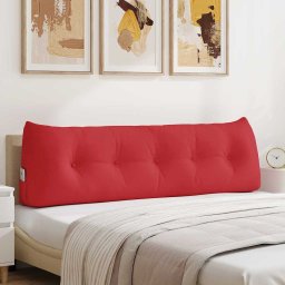 Perna pentru spate Rosu 160 x 24 x 50 cm tesatura GartenMobel Dekor