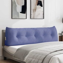 Perna pentru spate Albastru Jeans 160 x 24 x 50 cm tesatura GartenMobel Dekor