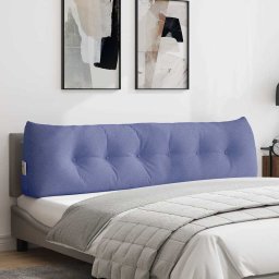 Perna pentru spate Albastru Jeans 180 x 24 x 50 cm tesatura GartenMobel Dekor