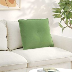 Perna pentru spate Verde deschis 60 x 50 cm GartenMobel Dekor
