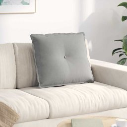 Perna pentru spate Gri deschis 60 x 50 cm GartenMobel Dekor