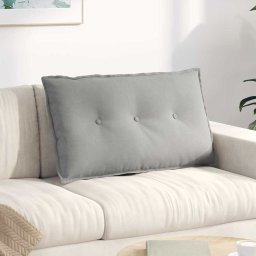Perna pentru spate Gri deschis 80 x 50 cm GartenMobel Dekor