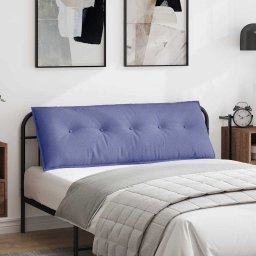 Perna pentru spate Albastru Jeans 140 x 19 x 50 cm tesatura GartenMobel Dekor