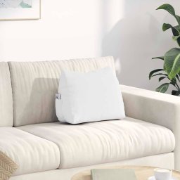 Perna pentru spate Alb 45 x 20 x 35 cm tesatura GartenMobel Dekor