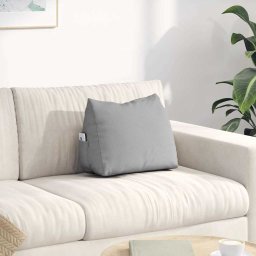 Perna pentru spate Gri nori 45 x 20 x 35 cm tesatura GartenMobel Dekor