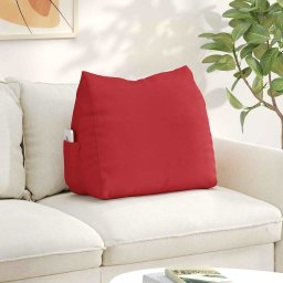 Perna pentru spate Rosu 60 x 20 x 50 cm tesatura GartenMobel Dekor