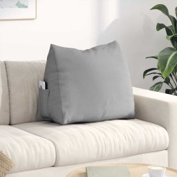 Perna pentru spate Gri nori 60 x 20 x 50 cm tesatura GartenMobel Dekor