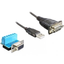 Cablu USB la Serial RS-422/485 0.8m, Delock 62406