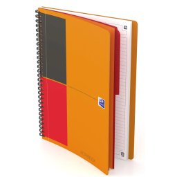 Caiet cu spirala B5, OXFORD Int. Activebook, 80 file - 80g/mp, Scribzee, coperta PP - dictando