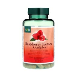 HB Raspberry Ketone Complex cu Cetone din Zmeură și Glucomannan 90 capsule, Holland and Barrett