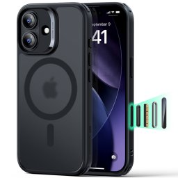Husa silicon iPhone 17 ESR - Classic Hybrid HaloLock Frosted Black