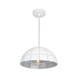 Top Light Apolo 30B - Lustră pe cablu 1xE27/40W/230V alb/argintiu