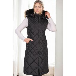 Vestă Dewberry neagră pentru femei